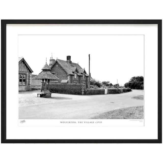 'Wolferton, the Village C1955' by Francis Frith - Picture Frame Photograph Print on Paper The Francis Frith Collection Size: 45cm H x 60cm W x 2.3cm D on Productcaster.