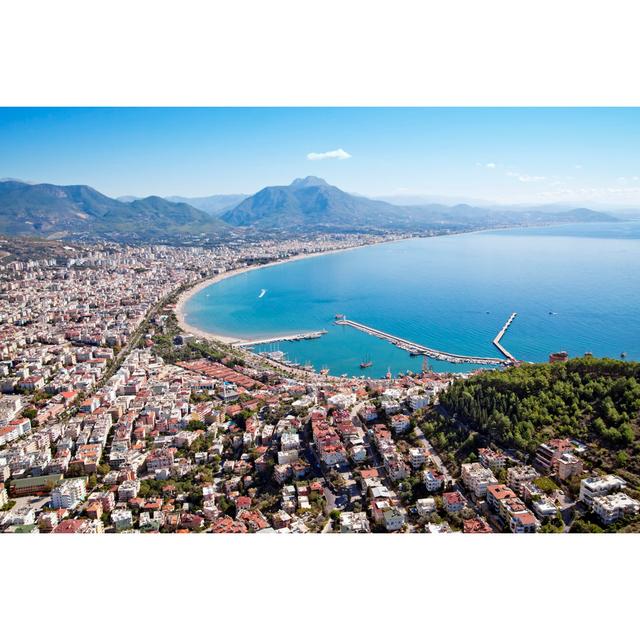 Alanya City And Harbor, Turkey by Barcin - No Frame Art Prints on Canvas 17 Stories Size: 61cm H x 91cm W on Productcaster.