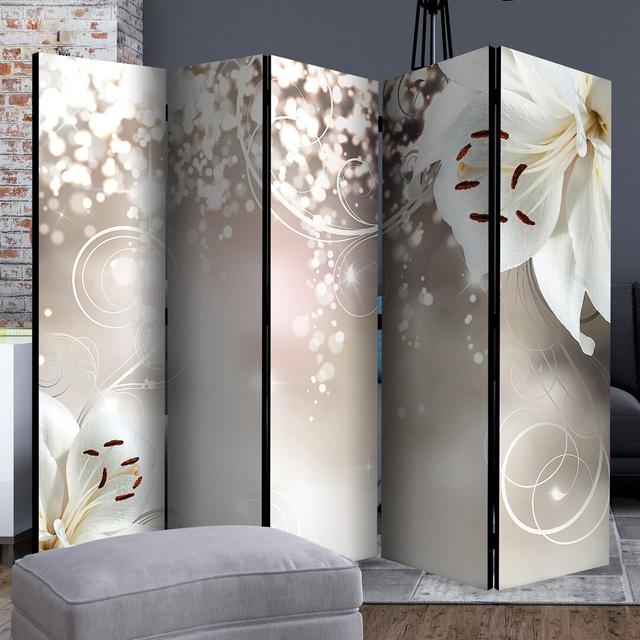 Keeneland 225cm W x 172cm H 5 - Panel Folding Room Divider Ebern Designs on Productcaster.