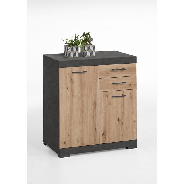 Brierley 2 Drawer Combi Chest Brayden Studio Colour: Oak on Productcaster.