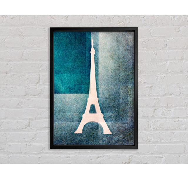 Eiffel Tower Blues - Single Picture Frame Art Prints on Canvas Bright Star Size: 142.2cm H x 84.1cm W x 3.3cm D on Productcaster.