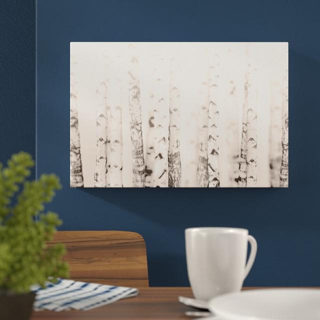 Birchwood' Graphic Art Wrapped on Canvas East Urban Home Size: 76cm H x 114cm W x 3.8cm D on Productcaster.