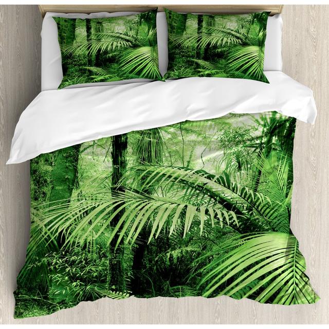 Gerlef No Pattern Duvet Cover Set with Pillowcases 17 Stories Size: Double - 2 Standard Pillowcases on Productcaster.