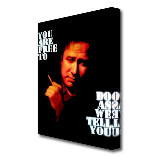 Bill Hicks You Are Frees - Wrapped Canvas Graphic Art Print East Urban Home Size: 81.3 cm H x 50.8 cm W on Productcaster.