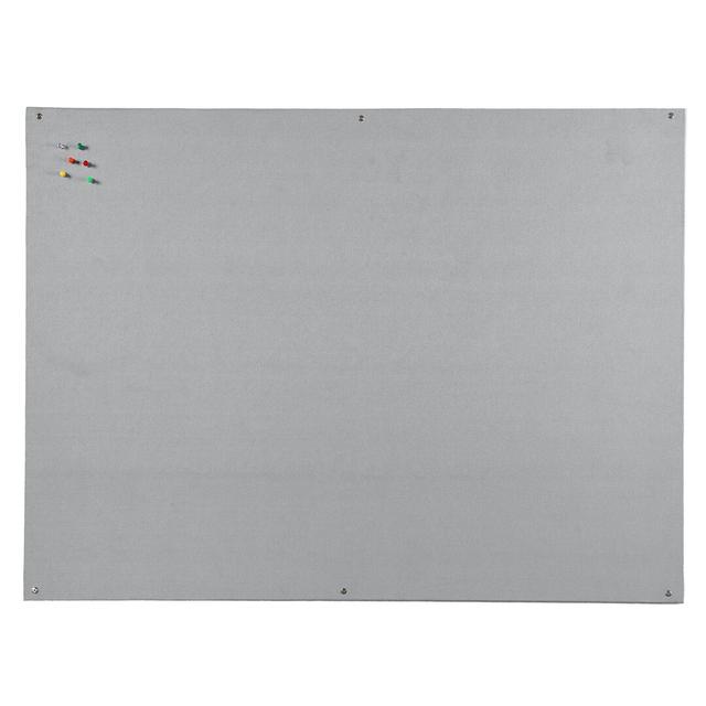 Felt Wall Mounted Magnetic Bulletin Board Inbox Zero Size: 120cm H x 180cm L x 1.5cm D, Surface Colour: Grey on Productcaster.