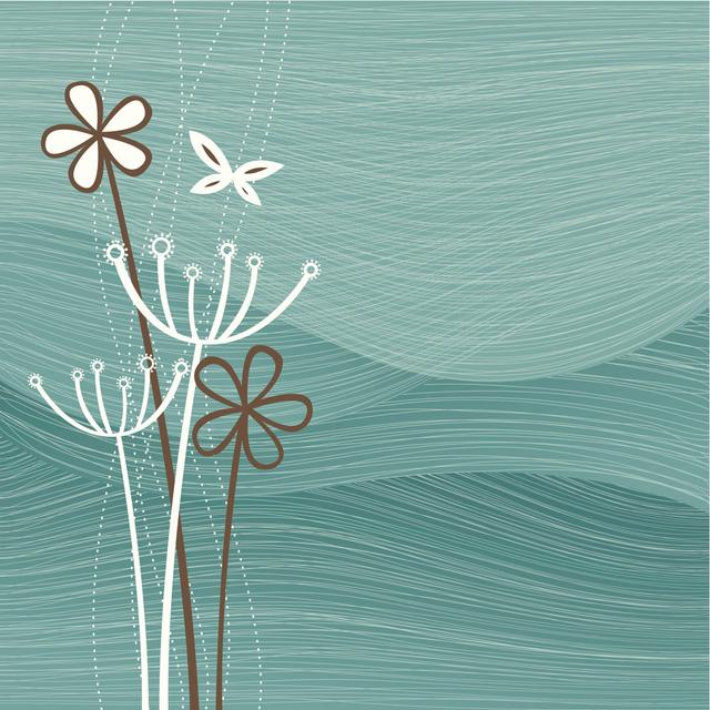 Background With Daisies by Piccerella - Print 17 Stories Size: 40cm H x 40cm W on Productcaster.