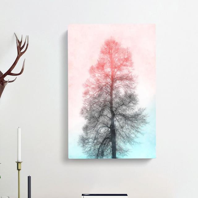 Colour Of The Tree - Wrapped Canvas Painting East Urban Home Size: 60cm H x 40cm W x 3cm D on Productcaster.