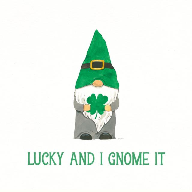 St Patricks Day Gnomes II Lucky - Wrapped Canvas Art Prints The Seasonal Aisle Size: 30cm H x 30cm W on Productcaster.