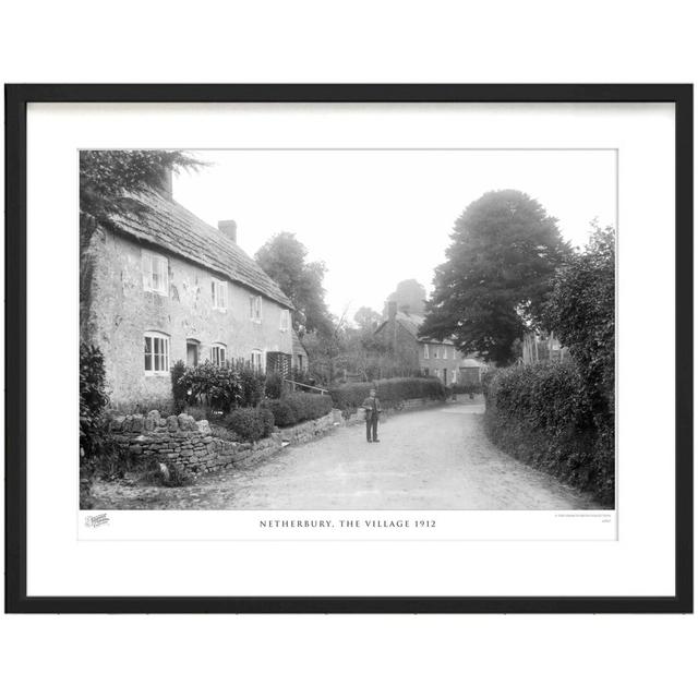 'Netherbury, the Village 1912' by Francis Frith - Picture Frame Photograph Print on Paper The Francis Frith Collection Size: 45cm H x 60cm W x 2.3cm D on Productcaster.