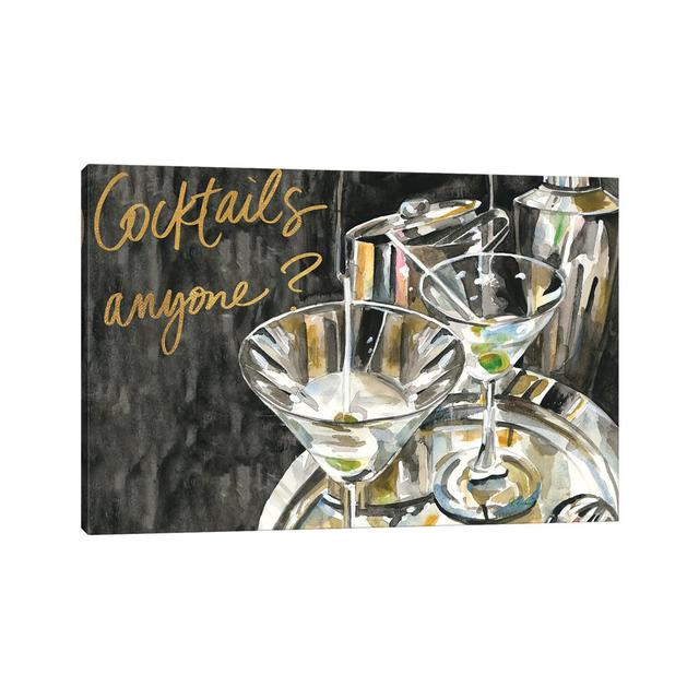 Cocktails Anyone? by Heather A. French-Roussia - Wrapped Canvas Art Prints ClassicLiving Size: 45.72cm H x 66.04cm W x 1.905cm D on Productcaster.