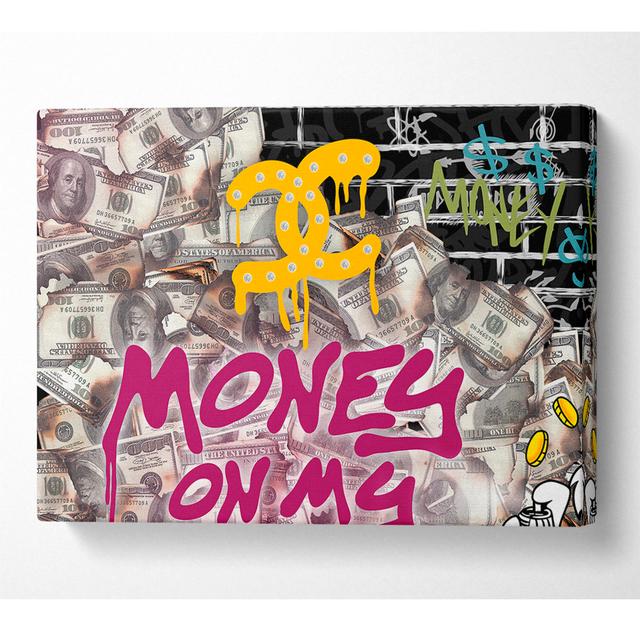 Money On My Mind Scrooge - Wrapped Canvas Art Prints Bright Star Size: 66cm H x 106.6cm W x 10cm D on Productcaster.