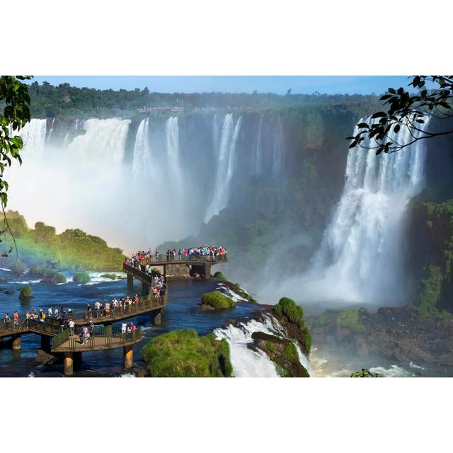 Iguazu Falls, Brazil - Wrapped Canvas Photograph Union Rustic Size: 51cm H x 76cm W x 3.8cm D on Productcaster.