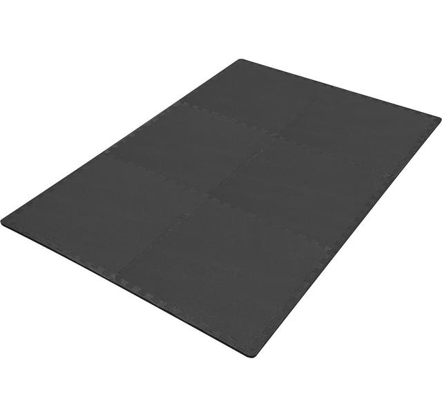 64 cm L x 1 cm Rubber Tile Symple Stuff Colour: Black on Productcaster.