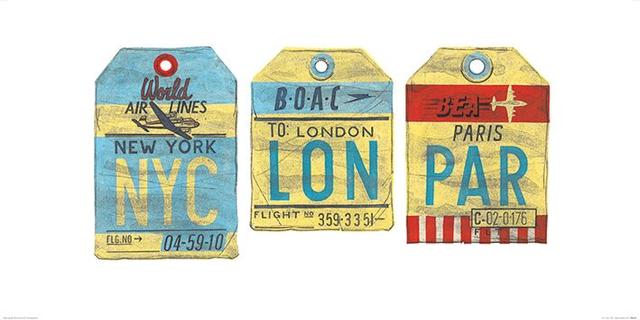 'NYC - Lon - Par' Painting Print East Urban Home Format: Paper on Productcaster.