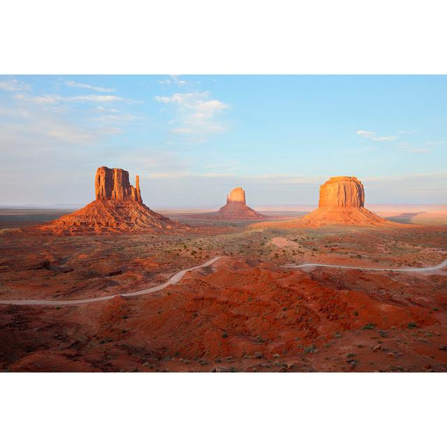 Monument Valley In Navajo County, Tribal Park, Arizona by Bim - No Frame Print on Canvas Natur Pur Size: 30cm H x 46cm W on Productcaster.