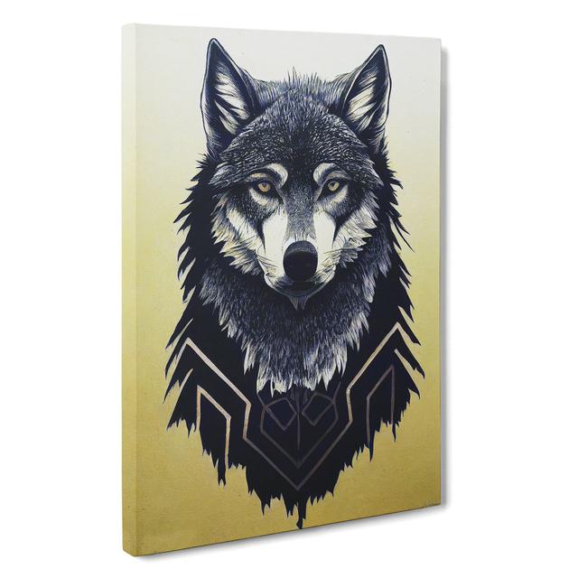 Unique Wolf Art No.4 Alpen Home Size: 60cm H x 40cm W x 3cm D on Productcaster.