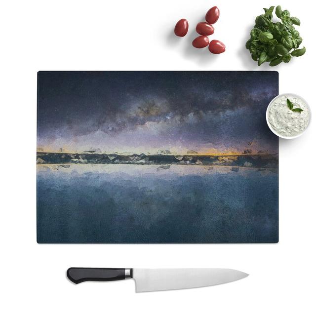 Tempered Glass The Atacama Desert in Chile in Abstract Chopping Board East Urban Home Size: 28.5 cm W x 20 cm L on Productcaster.