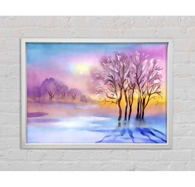 Ice Cold Winter Framed Print Bright Star Size: 59.7cm H x 84.1cm W on Productcaster.