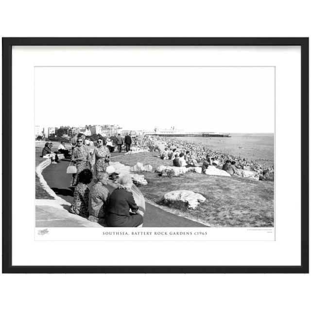 Southsea, Battery Rock Gardens C1965 by Francis Frith - Single Picture Frame Print The Francis Frith Collection Size: 45cm H x 60cm W x 2.3cm D on Productcaster.