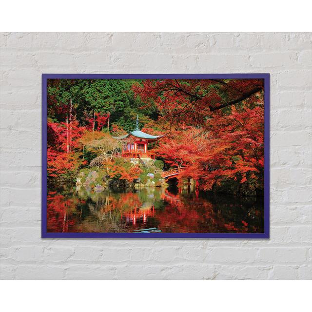 Oriental River In The Woods Framed Print Union Rustic Size: 29.7cm H x 42cm W x 2cm D on Productcaster.