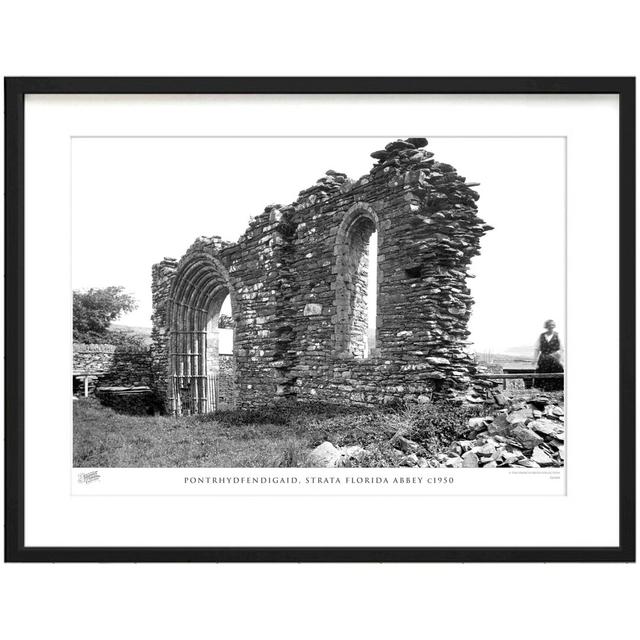 'Pontrhydfendigaid, Strata Florida Abbey C1950' by Francis Frith - Picture Frame Photograph Print on Paper The Francis Frith Collection Size: 40cm H x on Productcaster.