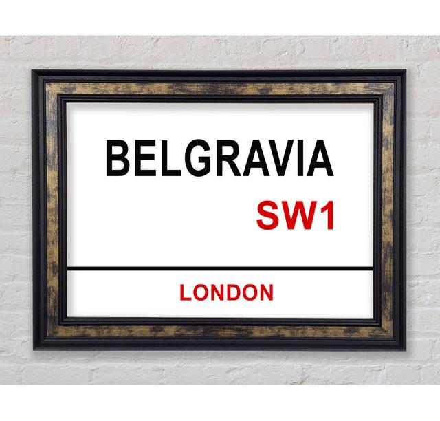 Belgravia Signs Framed Print Bright Star Size: 42cm H x 59.7cm W on Productcaster.