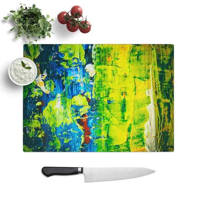 Tempered Glass Art Painting Vol.63 Chopping Board East Urban Home Size: 28.5 cm W x 20 cm L on Productcaster.