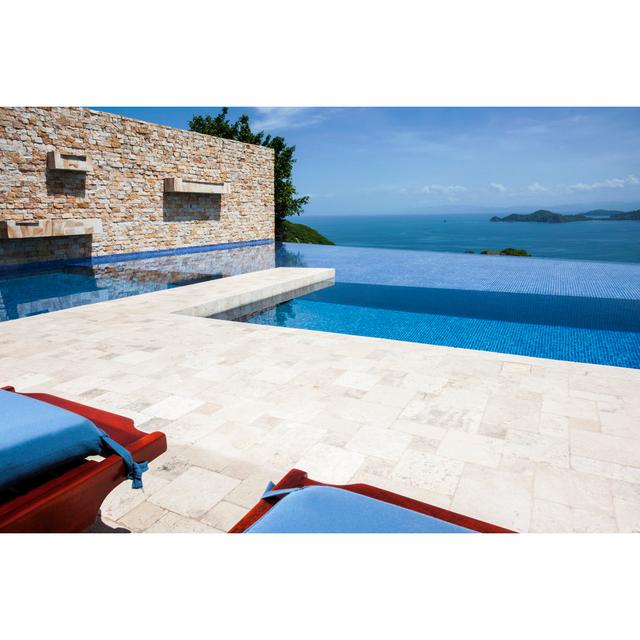 Infinity pool with a view House of Hampton Size: 20cm H x 30cm W on Productcaster.