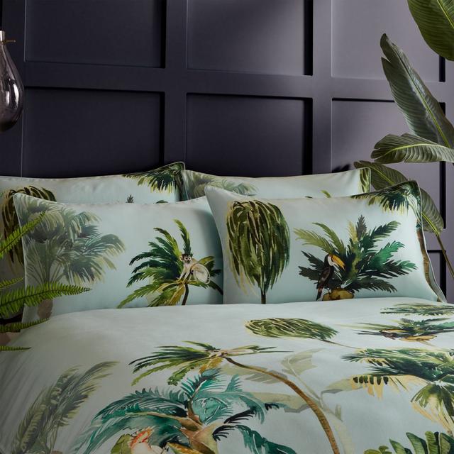 Forsteriana Floral [EU ONLY] Duvet Cover Set with Pillowcases Paoletti Size: Double - 2 Standard Pillowcases on Productcaster.