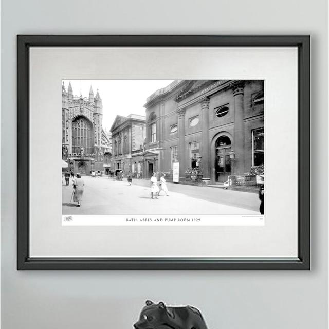 Bath, Abbey And Pump Room 1929 - Single Picture Frame Print The Francis Frith Collection Size: 40cm H X 50cm W x 2cm D on Productcaster.