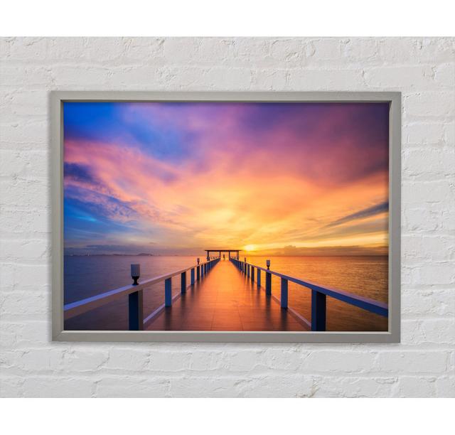 The Perfect Sunset - Print Bright Star Size: 100cm H x 141.4cm W on Productcaster.