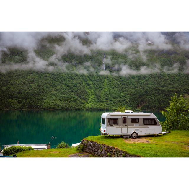 Motorhome by Cookelma - Wrapped Canvas Photograph Marlow Home Co. Size: 61cm H x 91cm W on Productcaster.