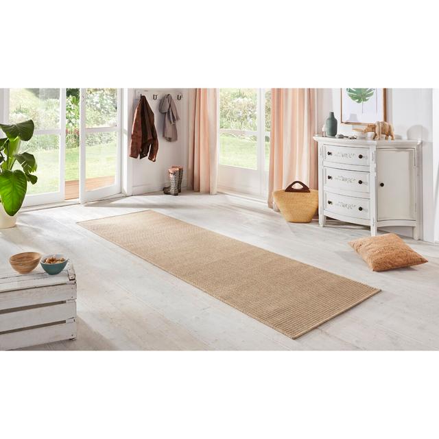 Nature Flatweave Natural Beige Rug BT Carpet Rug Size: Rectangle 80 x 150cm on Productcaster.