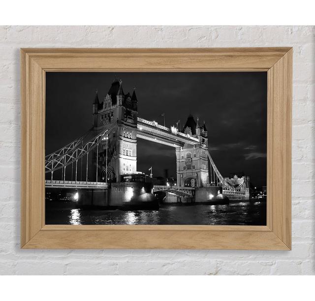 London Bridge Black Beauty - Single Picture Frame Art Prints Bright Star Size: 21cm H x 42cm W x 8 cm on Productcaster.