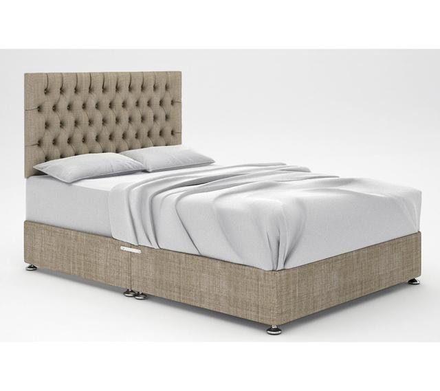 Zawacki Divan Base 17 Stories Size: Single (3'), Colour: Oatmeal, Storage Type: No Storage on Productcaster.