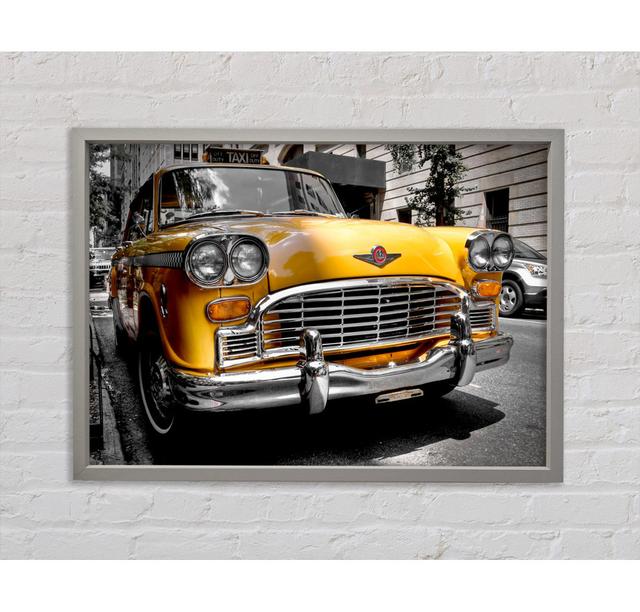 New York Yellow Cab - Print Ebern Designs Size: 84.1cm H x 118.9cm W x 3.3cm D on Productcaster.