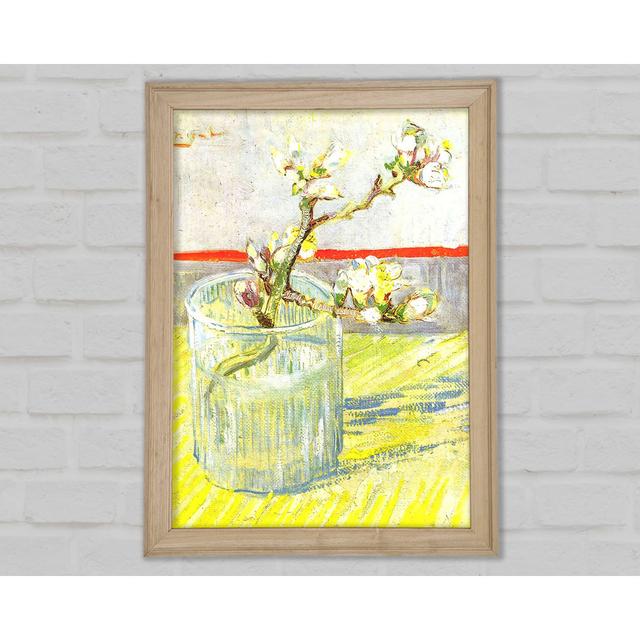 Almond Blossom Branch - Print Ophelia & Co. Size: 84.1cm H x 59.7cm W x 1.5cm D on Productcaster.