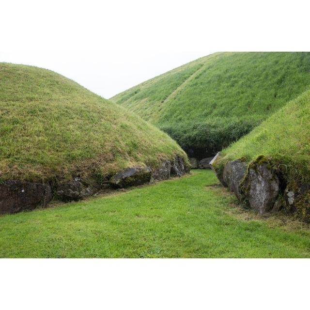 Mounds Of Knowth - Wrapped Canvas Print Alpen Home Size: 30cm H x 46cm W on Productcaster.