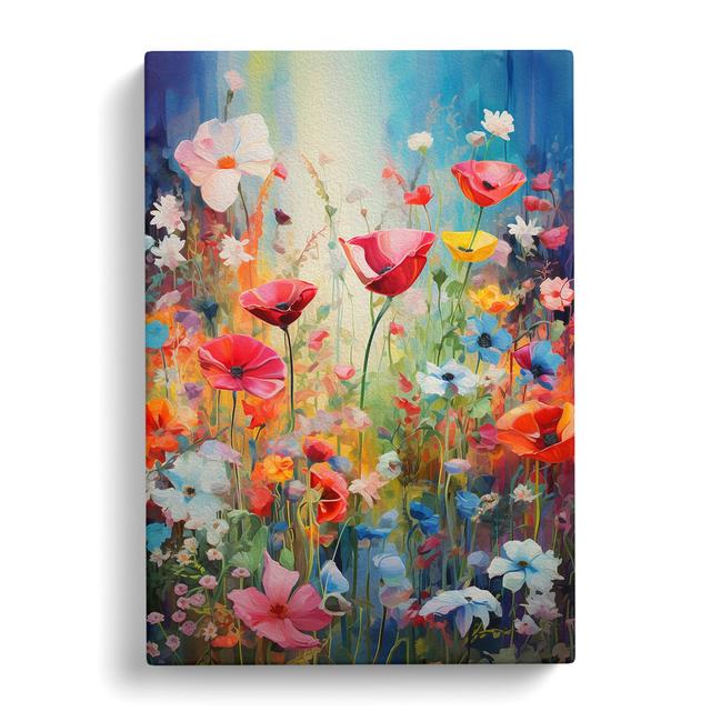 Wildflowers Informel - Print Marlow Home Co. Size: 50cm H x 35cm W x 3cm D on Productcaster.