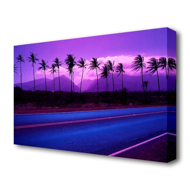 'Roadside Trees' Photographic Print on Canvas East Urban Home Size: 35.6 cm H x 50.8 cm W on Productcaster.