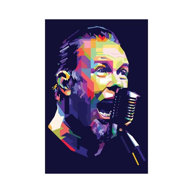 Leinwandbild James Hetfield von Dayat Banggai Ebern Designs Größe: 66,04 cm H x 45,72 cm B x 3,81 cm T, Format: Leinwandbild on Productcaster.