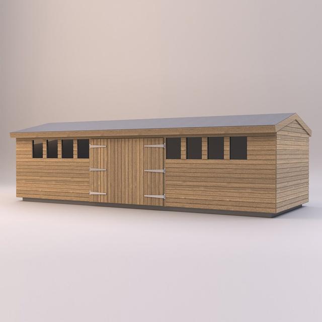 Don Marino 22 x 12 Ft. Shiplap Summer House Noah Garden Rooms on Productcaster.