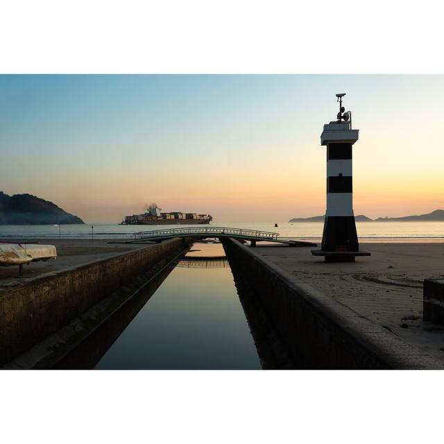 City of Santos and Its Lighthouse - Wrapped Canvas Photograph Breakwater Bay Size: 51cm H x 76cm W x 3.8cm D on Productcaster.