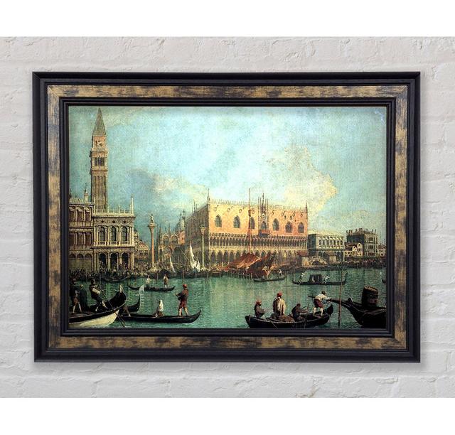 Canaletto Palazzo Ducale - Single Picture Frame Art Prints Bright Star Size: 59.7cm H x 84.1 cm W x 8cm D on Productcaster.