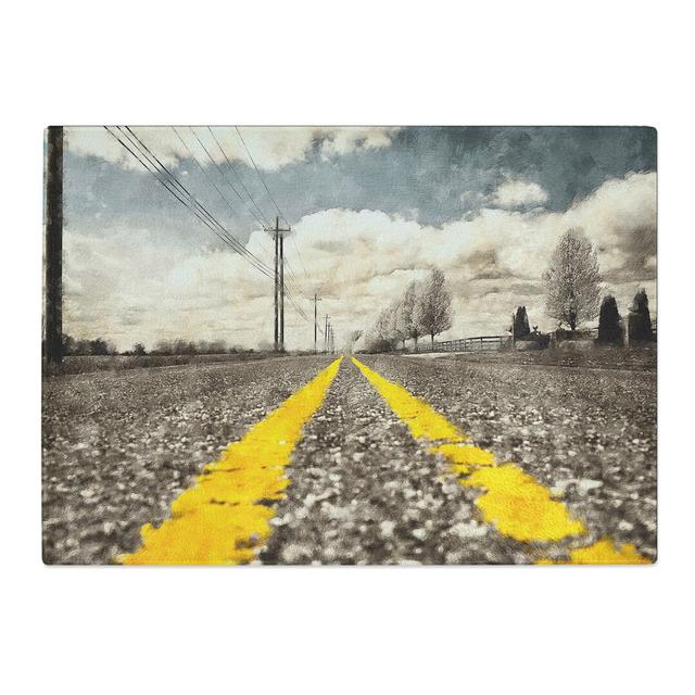 The Open Road Vol.4 Chopping Board East Urban Home Size: 0.4cm H x 28.5cm W x 39cm L on Productcaster.