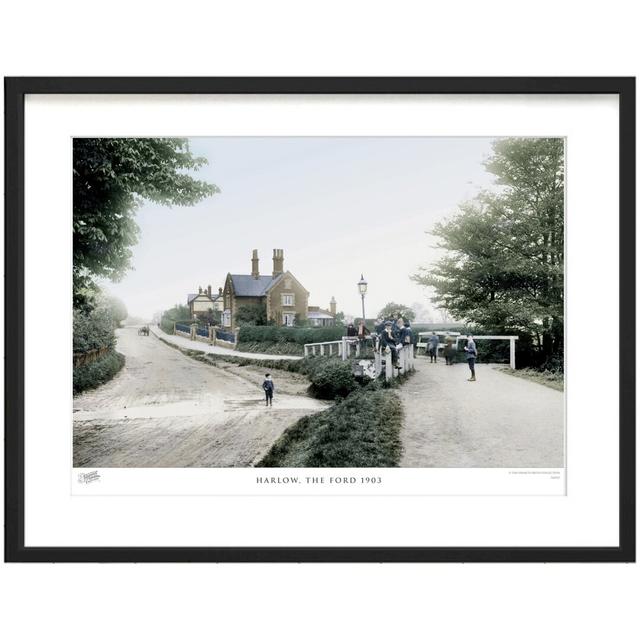 'Harlow, the Ford 1903' by Francis Frith - Picture Frame Photograph Print on Paper The Francis Frith Collection Size: 60cm H x 80cm W x 2.3cm D on Productcaster.