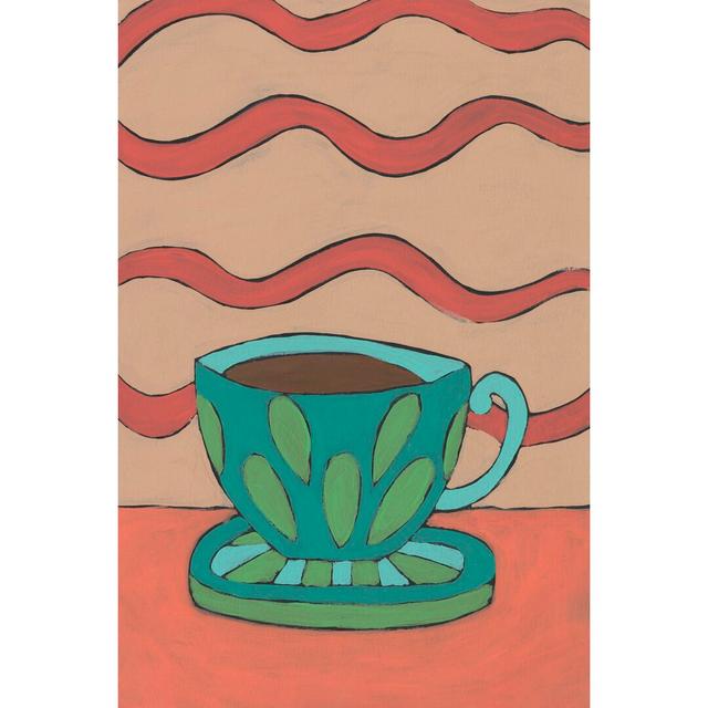 Mid Morning Coffee IX by Regina Moore - Wrapped Canvas Painting Print Harriet Bee Size: 46cm H x 30cm W on Productcaster.