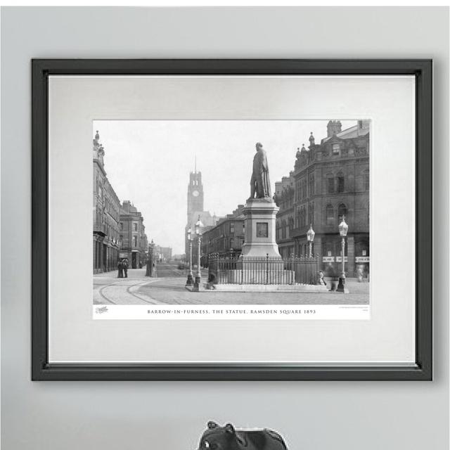 'Barrow-in-Furness, the Statue, Ramsden Square 1893' by Francis Frith - Picture Frame Photograph Print on Paper The Francis Frith Collection Size: 60c on Productcaster.