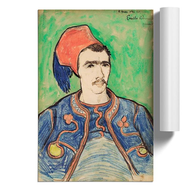 The Zouave by Vincent Van Gogh - Unframed Painting East Urban Home Size: 30cm H x 21cm W x 0.1cm D on Productcaster.