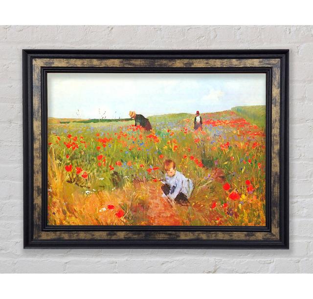 Cassatt Poppy In The Field - Single Picture Frame Art Prints Bright Star Size: 29.7cm H x 42 cm W x 8cm D on Productcaster.